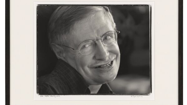 A touching portrait Stephen Hawking. 2005 Estimate: GBP 400 - GBP 600 - Sputnik International