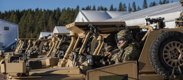 British Army troops of the of the 4th Infantry Brigade, The Black Rats take part in Exercise Trident Juncture 2018 near Rena - Sputnik International