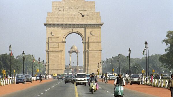 A monument the India Gate in New Delhi. - Sputnik International