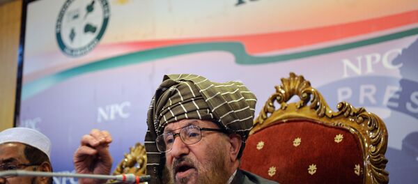 Maulana Sami ul-Haq, head of Defence of Pakistan Council, a coalition of around 40 religious and political parties, speaks during a press conference in Islamabad on August 23, 2017. Maulana Sami ul-Haq, head of Defence of Pakistan Council, a coalition of around 40 religious and political parties, speaks during a press conference in Islamabad on August 23, 2017. - Sputnik International