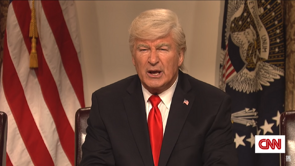 Actor Alec Baldwin plays US President Donald Trump on Saturday Night Live. - Sputnik International