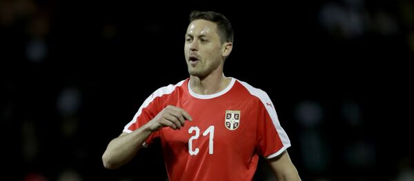 Serbia's Nemanja Matic during the international friendly soccer match between Serbia and Nigeria at The Hive Stadium in London, Tuesday, March 27, 2018. (AP Photo/Matt Dunham) - Sputnik International
