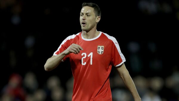 Serbia's Nemanja Matic during the international friendly soccer match between Serbia and Nigeria at The Hive Stadium in London, Tuesday, March 27, 2018. - Sputnik International
