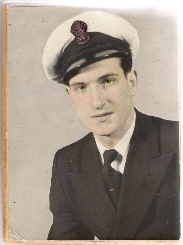 Douglas Hern, pictured aged 21, was in the Royal Navy when he witnessed atomic bomb tests in the 1950s Douglas Hern, pictured aged 21, was in the Royal Navy when he witnessed atomic bomb tests in the 1950s - Sputnik International