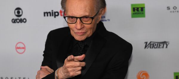 Larry King arrives for the 45th International Emmy awards gala in New York city on November 20, 2017 Larry King arrives for the 45th International Emmy awards gala in New York city on November 20, 2017 - Sputnik International