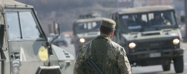 Checkpoint outside Pristina - Sputnik International