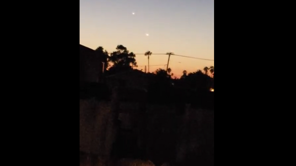 UFO sighting in San Diego 10/27/18 - Sputnik International