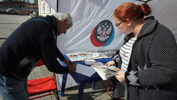 DNR, Election campaign in Donetsk - Sputnik International