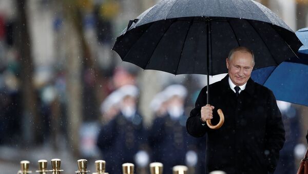 Russian President Vladimir Putin Attends Ceremony for Armistice Day - Sputnik International