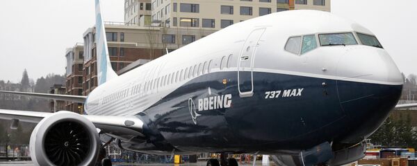 FILE - In this March 7, 2017, file photo, the first of the large Boeing 737 MAX 9 models, Boeing's newest commercial airplane, sits outside its production plant in Renton, Wash - Sputnik International