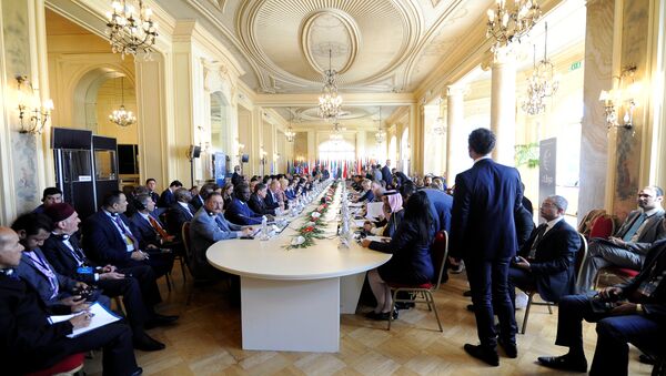 Participants attend the second day of the international conference on Libya in Palermo, Italy, November 13, 2018 - Sputnik International