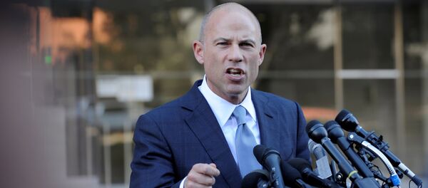 Michael Avenatti, lawyer for adult film actress Stephanie Clifford, also known as Stormy Daniels, speaks to the media outside the U.S. District Court for the Central District of California in Los Angeles, California, U.S. September 24, 2018. Michael Avenatti, lawyer for adult film actress Stephanie Clifford, also known as Stormy Daniels, speaks to the media outside the U.S. District Court for the Central District of California in Los Angeles, California, U.S. September 24, 2018. - Sputnik International