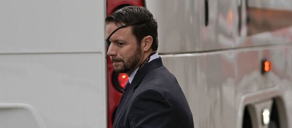 Rep.-elect Dan Crenshaw, R-Texas, leaves after attending orientation for new members of Congress, Tuesday, Nov. 13, 2018, in Washington. - Sputnik International