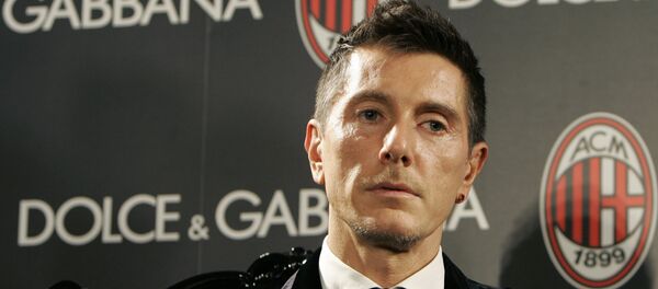 Fashion designer Stefano Gabbana during the presentation of their Gold Sponsor Partnership, in Milan, Italy, Friday, Feb. 8, 2008. Fashion designer Stefano Gabbana during the presentation of their Gold Sponsor Partnership, in Milan, Italy, Friday, Feb. 8, 2008. - Sputnik International