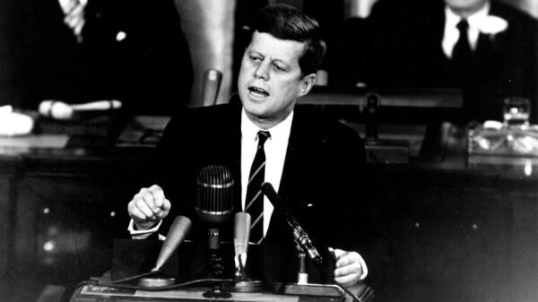 Президент США Джон Кеннеди в Конгрессе, 25 мая 1961 года - Sputnik International