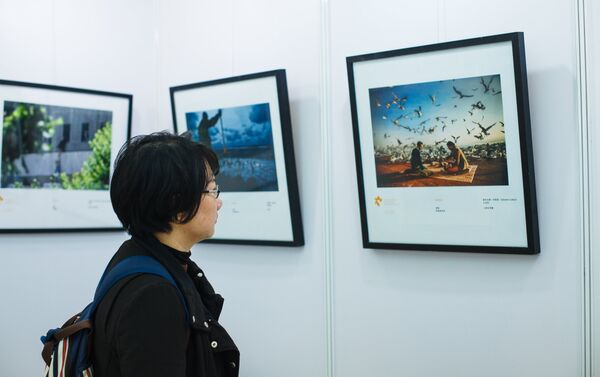 Exhibition of works of winners and prize-winners of a competition of Andrey Stenin in Shanghai - Sputnik International
