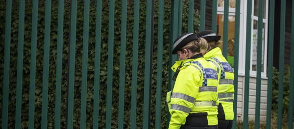 This Wednesday, Nov. 28, 2018 photo shows Police Community Support Officers walks outside Almondbury Community School in Huddersfield where a 16-year-old boy is to be charged with assault over an attack on a 15-year-old Syrian refugee. This Wednesday, Nov. 28, 2018 photo shows Police Community Support Officers walks outside Almondbury Community School in Huddersfield where a 16-year-old boy is to be charged with assault over an attack on a 15-year-old Syrian refugee. - Sputnik International