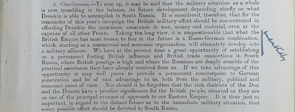 Assessment of the military situation in Russia in 1919 by British General Staff Assessment of the military situation in Russia in 1919 by British General Staff - Sputnik International