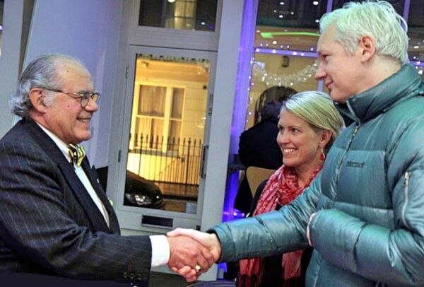 Julian Assange and his lawyer Jennifer Robinson Julian Assange and his lawyer Jennifer Robinson - Sputnik International
