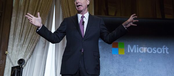 Brad Smith, President and Chief Legal Officer of Microsoft, speaks at the Willard Hotel in Washington, DC. Brad Smith, President and Chief Legal Officer of Microsoft, speaks at the Willard Hotel in Washington, DC. - Sputnik International