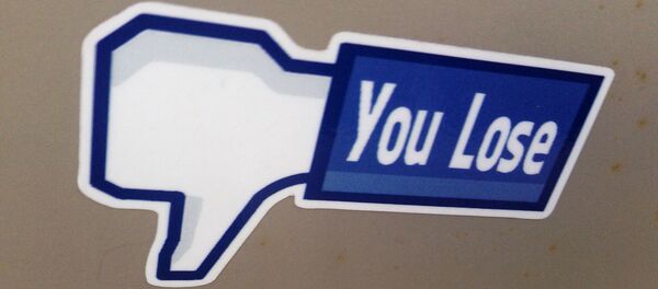 Anti Facebook Stickers - Sputnik International