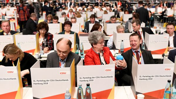 Christian Democratic Union party congress in Hamburg - Sputnik International