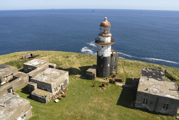 Shpanberg Lighthouse in Kurils Nature Reserve at Shikotan Island - Sputnik International