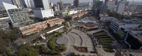 View of the commercial district of San Isidro, in Lima - Sputnik International