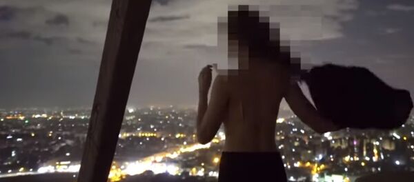 Andreas Hvid - Climbing the Great Pyramid of Giza Andreas Hvid - Climbing the Great Pyramid of Giza - Sputnik International