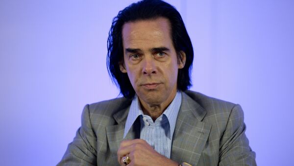 Australian rock musician Nick Cave attends a press conference to promote his concert, in Mexico City, Monday, Oct. 1, 2018 - Sputnik International