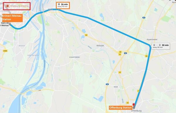 26 minute train ride to Offenburg railway station in Germany - Sputnik International