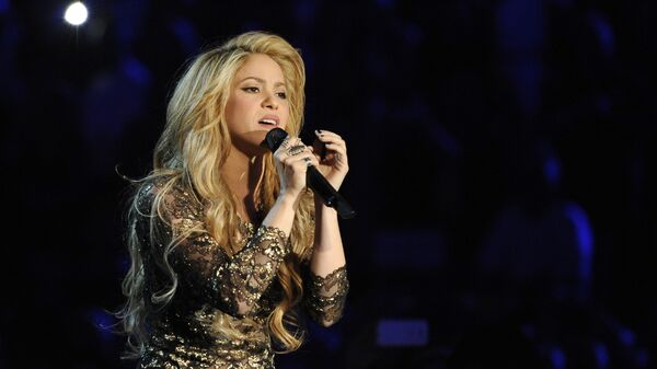 Shakira performs on stage at the Billboard Music Awards at the MGM Grand Garden Arena on Sunday, May 18, 2014, in Las Vegas. - Sputnik International