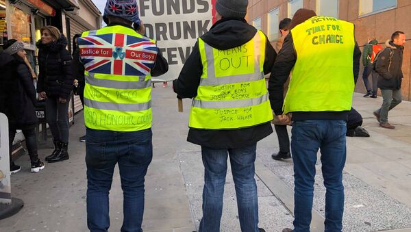 'Yellow Vests' protesters in London - Sputnik International