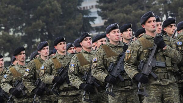 Members of Kosovo's security forces - Sputnik International