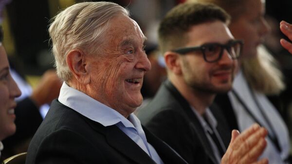 George Soros, Founder and Chairman of the Open Society Foundations attends the European Council On Foreign Relations Annual Council Meeting in Paris, Tuesday, May 29, 2018 - Sputnik International