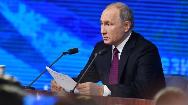 Annual big press conference of the Russian President V. Putin - Sputnik International