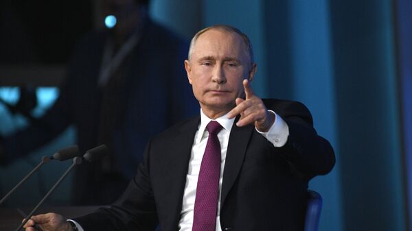 Annual big press conference of the Russian President V. Putin - Sputnik International
