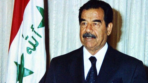President Saddam Hussein in 2002 - Sputnik International