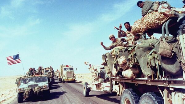 US-led Coalition Soldiers During First Gulf War - Sputnik International