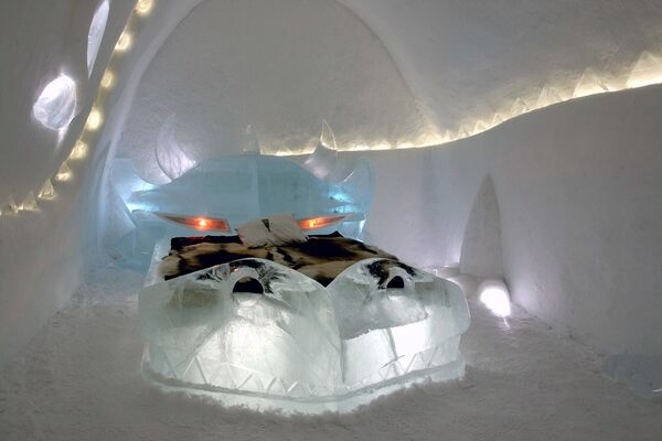 Icehotel in the Northern Swedish village of Jukkasjärvi - Sputnik International