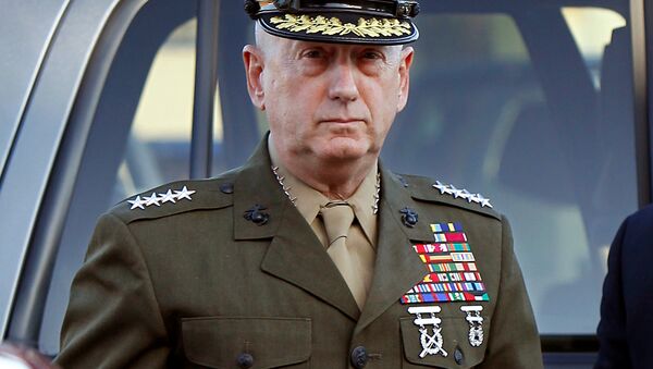 Marine Corps four-star general James Mattis arrives to address at the pre-trial hearing of Marine Corps Sgt. Frank D. Wuterich at Camp Pendleton, California March 22, 2010 - Sputnik International