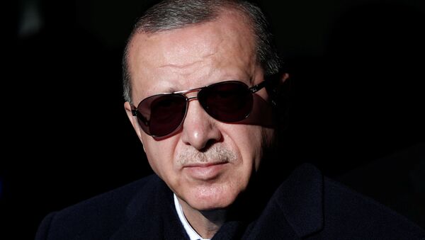 Turkish President Tayyip Erdogan is pictured during an opening ceremony in Istanbul, Turkey December 8, 2018 - Sputnik International