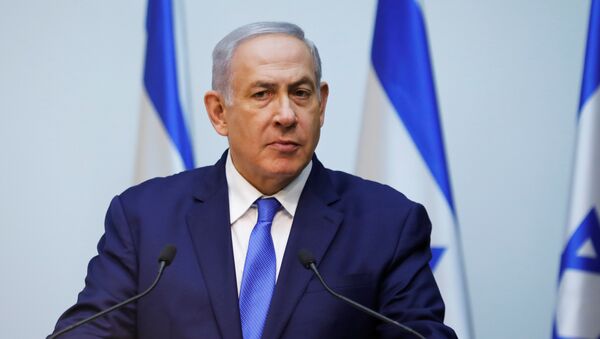 Israeli Prime Minister Benjamin Netanyahu speaks at the Knesset, Israel's parliament, in Jerusalem December 19, 2018 - Sputnik International
