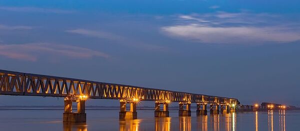 Bogibeel bridge is a combined road and rail bridge in the Dibrugarh district of the north eastern Indian state of Assam Bogibeel bridge is a combined road and rail bridge in the Dibrugarh district of the north eastern Indian state of Assam - Sputnik International