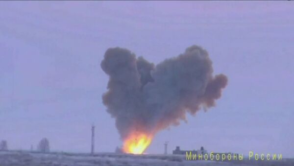 Минобороны России опубликовало видео успешного испытательного пуска ракеты комплекса «Авангард» с гиперзвуковым планирующим крылатым боевым блоком - Sputnik International