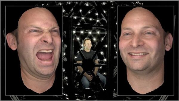 Creative geniuses behind digital humans and human-like characters in Hollywood blockbusters have U.S. Army-funded technology to thank for visual effects. Pictured here, engineers work on the Light Stage X capture system's recording process Creative geniuses behind digital humans and human-like characters in Hollywood blockbusters have U.S. Army-funded technology to thank for visual effects. Pictured here, engineers work on the Light Stage X capture system's recording process - Sputnik International