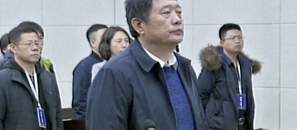 In this image made from Dec. 27, 2018, CCTV video, China's former deputy intelligence chief Ma Jian appears in a courtroom in the northeastern port city of Dalian, China. The court said Ma Jian has been found guilty of crimes including accepting bribes and insider trading. Ma, who previously was the vice minister of the state security bureau, was also ordered to pay more than 50 million yuan ($7.26 million) in penalties. In this image made from Dec. 27, 2018, CCTV video, China's former deputy intelligence chief Ma Jian appears in a courtroom in the northeastern port city of Dalian, China. The court said Ma Jian has been found guilty of crimes including accepting bribes and insider trading. Ma, who previously was the vice minister of the state security bureau, was also ordered to pay more than 50 million yuan ($7.26 million) in penalties. - Sputnik International