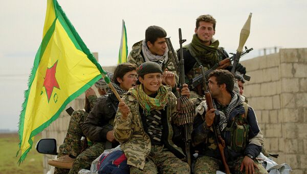 Kurdish YPG Fighters - Sputnik International