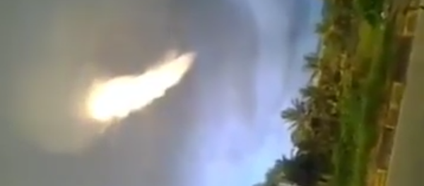 Fire Sky in Indonesia - Sputnik International