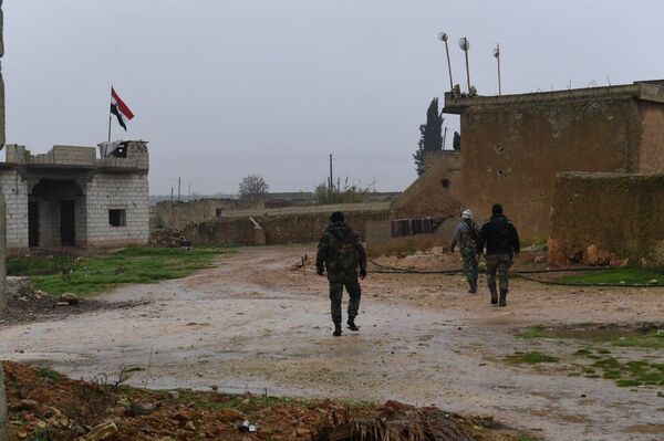 Syrian Armed Forces Deployed Along Manbij Border, Aleppo Province, 30 December, 2018 - Sputnik International